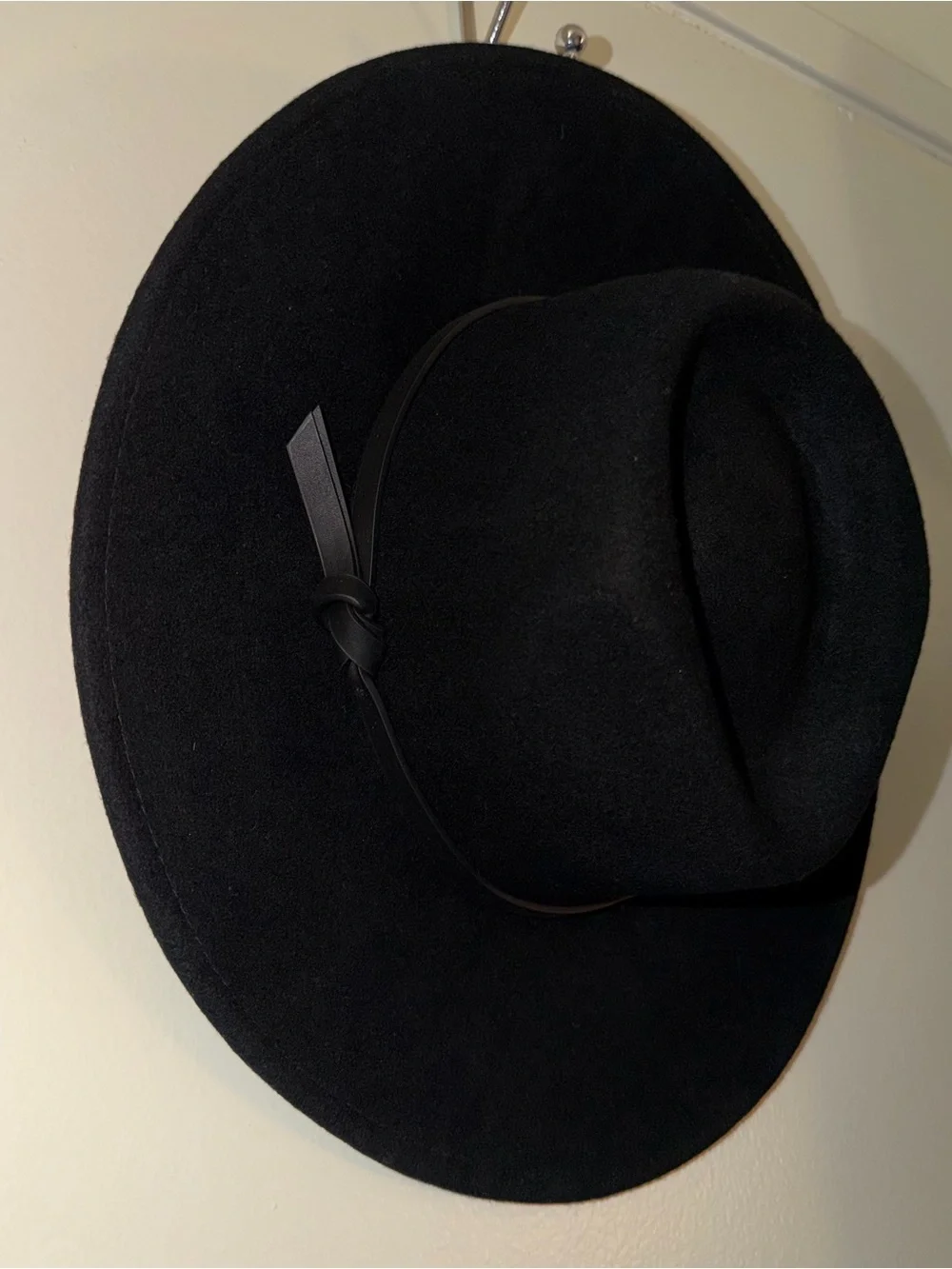 Classic Black Felt Fedora Hat